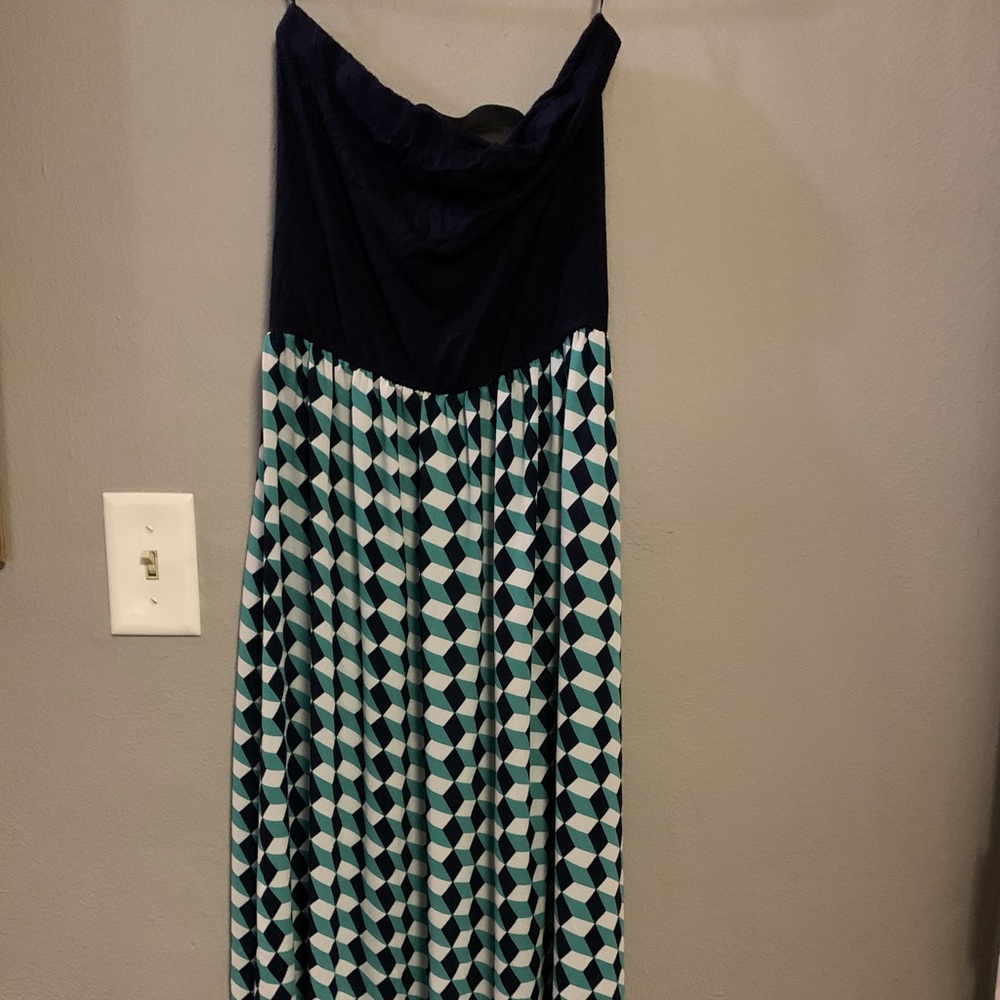 printed skirt maxi dress